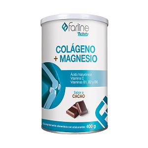 Farline - Suplemento de colágeno y magnesio sabor cacao