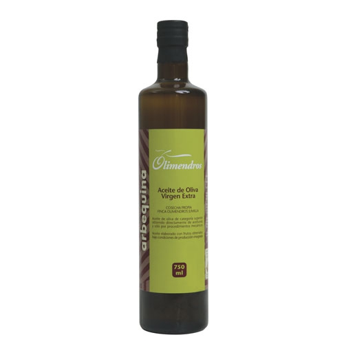 Olimendros - Aceite de oliva virgen extra Arbequina vidrio 750ml