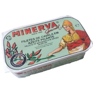 Minerva - Filetes de Caballa en aceite de Oliva Picantede Oliva