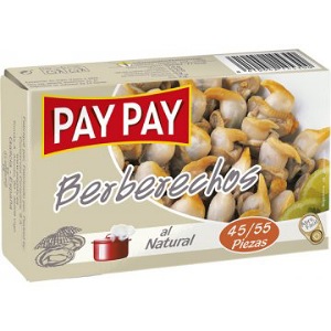 Pay Pay - Berberechos al natural 45/55 piezas