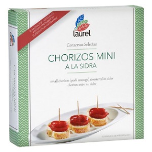 Laurel Conservas Selectas - Chorizos mini a la sidra 