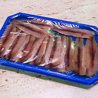 Lomos de sardina salada en aceite de girasol (tarrina 350 gr.)