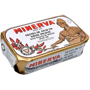 Minerva - Filetes de atún en aceite de Oliva Picante