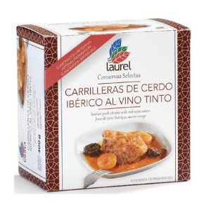 Laurel Conservas Selectas - Carrillera de Cerdo Ibérico al Vino Tinto 