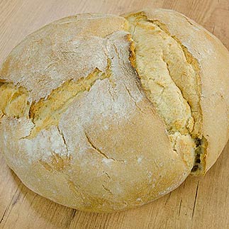 Panadería San José - Hogaza de pan de leña especial migas