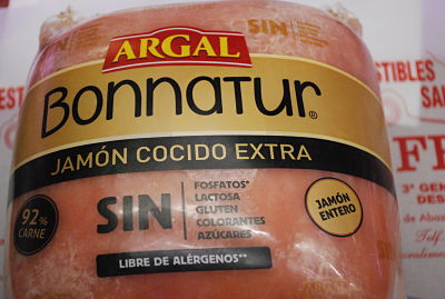 Argal - BONNATUR, Jamónn cocido extra