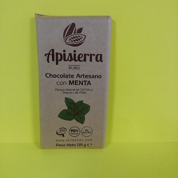 Miel El Colmenero Barranda - Chocolate Artesano Puro con Menta