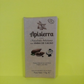 Miel El Colmenero Barranda - Chocolate Artesano Puro con Vaina de Cacao