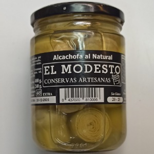 El Modesto - Corazones de alcachofa al natural 20/25 frutos