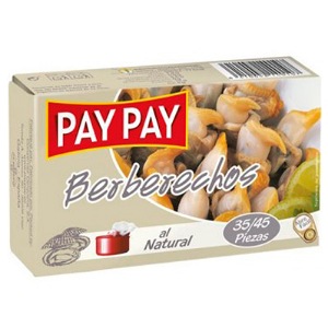 Pay Pay - Berberechos al natural 35/45 piezas
