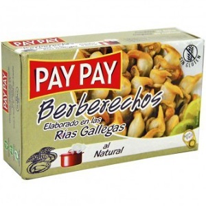 Pay Pay - Berberechos al natural 55/65 piezas