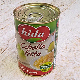 Hida - Cebolla frita casera en aceite de oliva virgen extra 